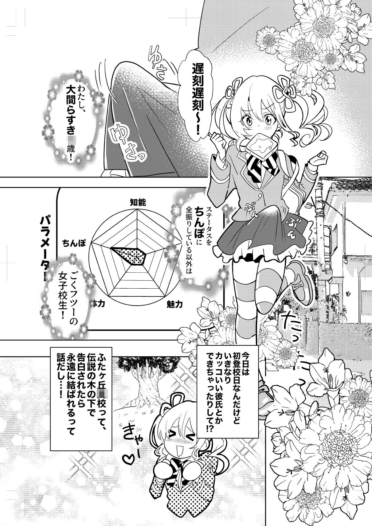 もしも乙女ゲーのヒロインが、ステータスをちんぽに全振りしていたら 長仁堂 エロ漫画2
