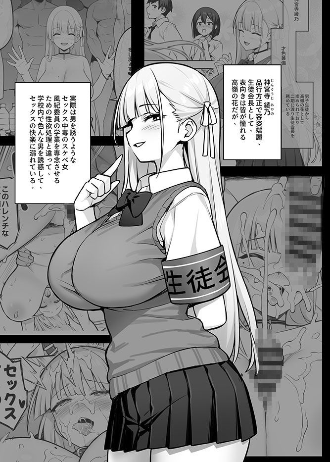 憧れの生徒会長が巨乳すぎる件 2_1