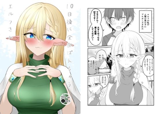 【2D→ays】同人マンガ『10日後に全部バレちゃうエルフさん』