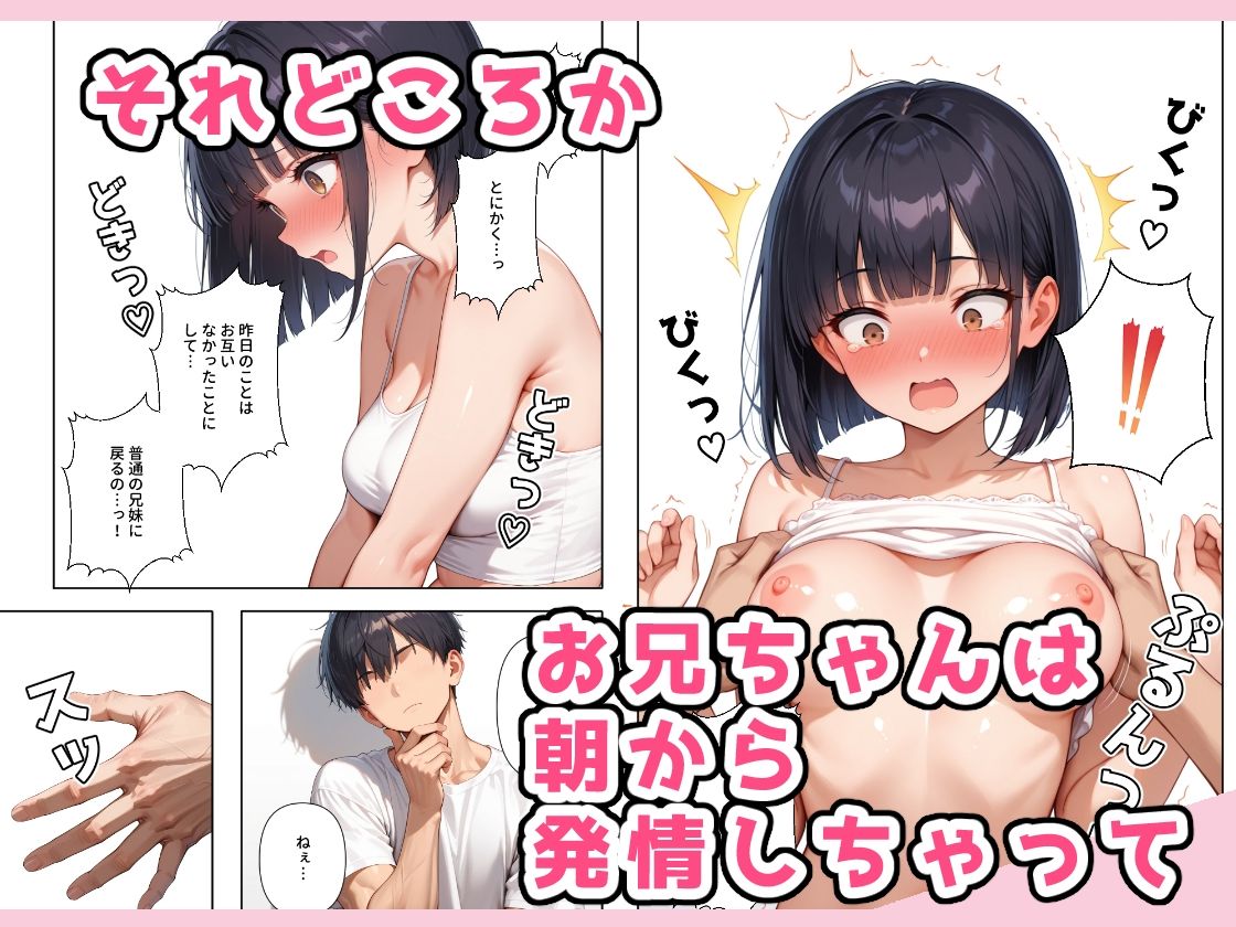 お兄ちゃんとえっちしちゃった翌朝のお話し 画像3