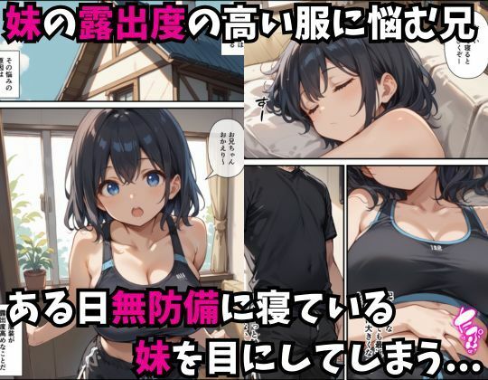 妹の服装がエロかったので性欲が我慢できず中出しをした話のエロ画像（2/4）2