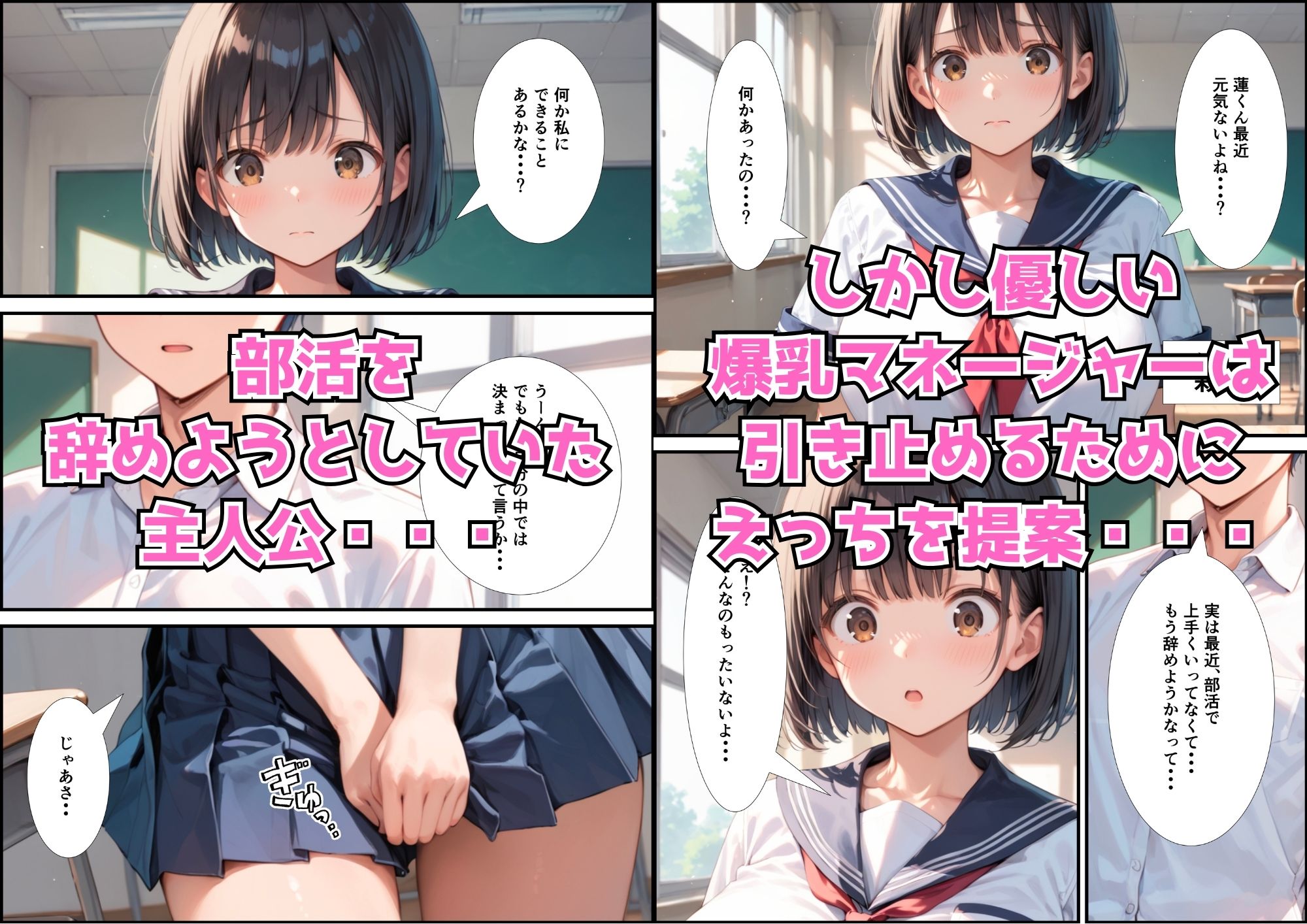 【性春イチャラブDAYS】部活を辞めようとしたら爆乳マネージャーの家でえっちすることになった件2