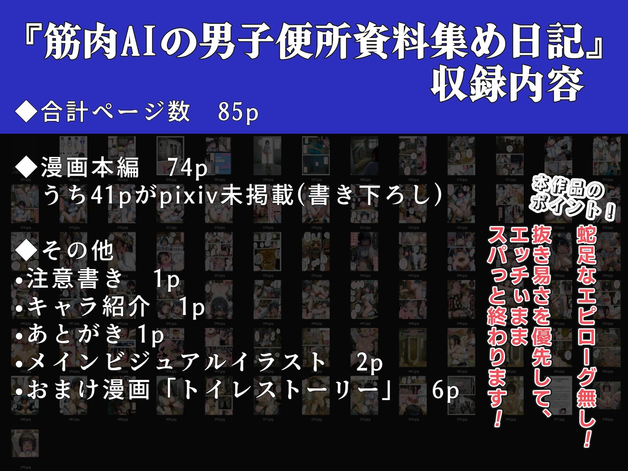 筋肉AIの男子便所資料集め日記8