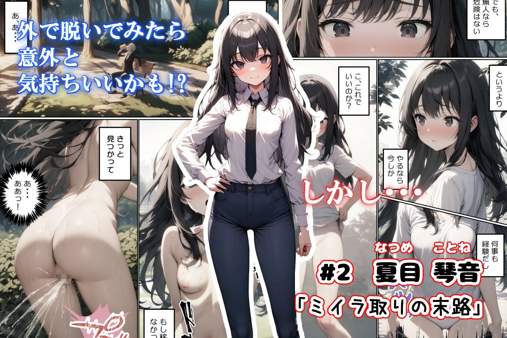 見られた・・・！  露出に堕ちる女子大生達3