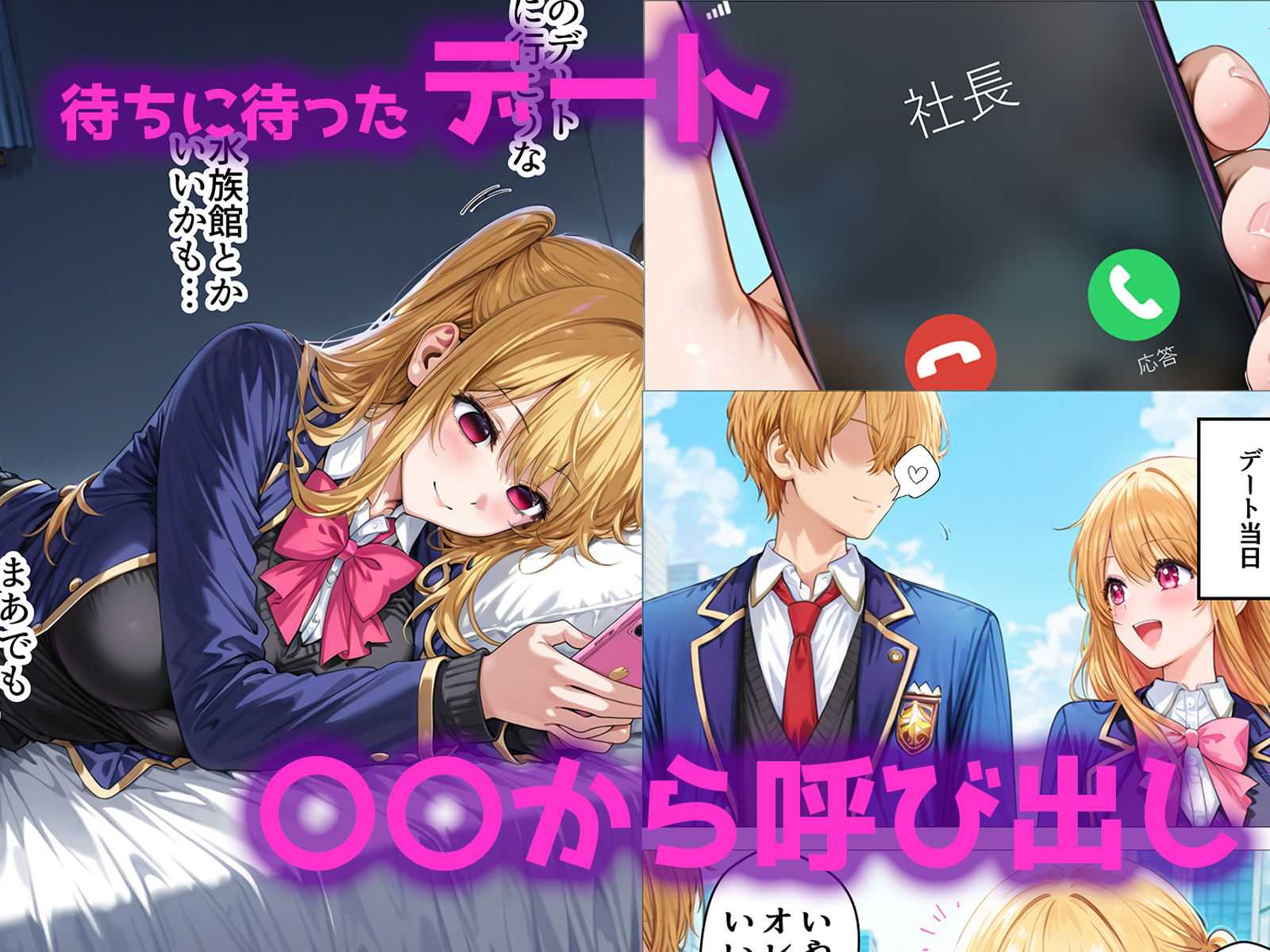 サンプル画像1:デート没収・分からせ調教 ルビー編 〇〇からの呼び出し(AI魔法おじさん) [d_511342]