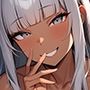 ドスケベ爆乳黒ギャルにナイトプールで逆ナンされるお話