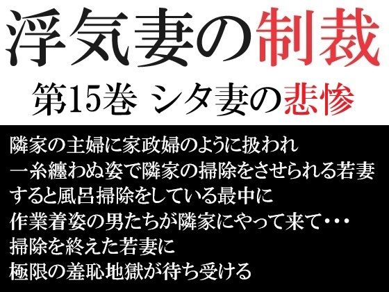 【浮気妻の制裁 第15巻 シタ妻の悲惨】海老沢  薫