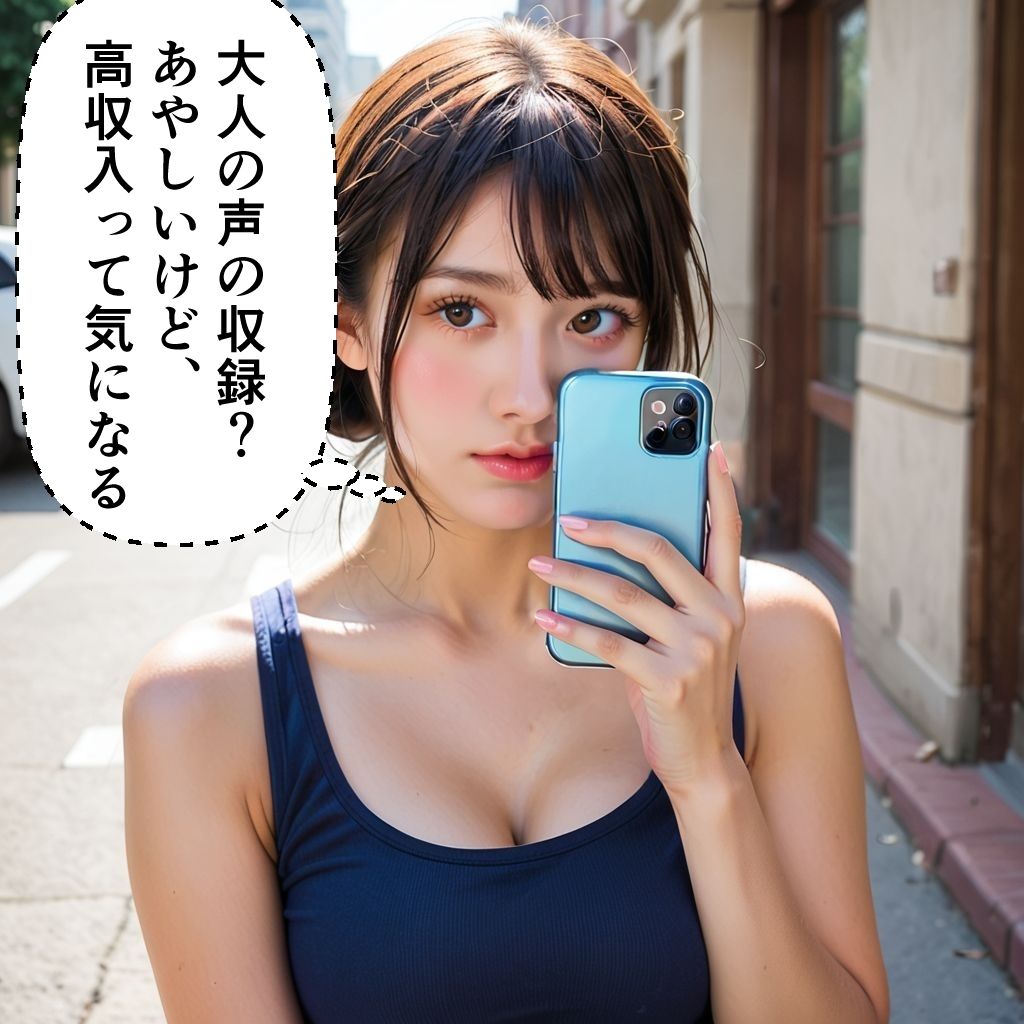 大人の声の収録バイト〜迫真の声を求められた女子大生【セリフ付き画像集】 画像1