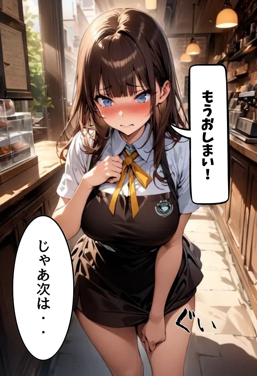 爆乳カフェ店員の淫乱裏メニュー 画像9