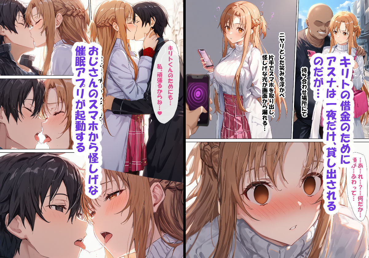 サンプル画像1:寝取られ堕ちるヒロイン SA〇 アスナ4 -借金で嫁を貸出す話2-(零の旅人) [d_523110]