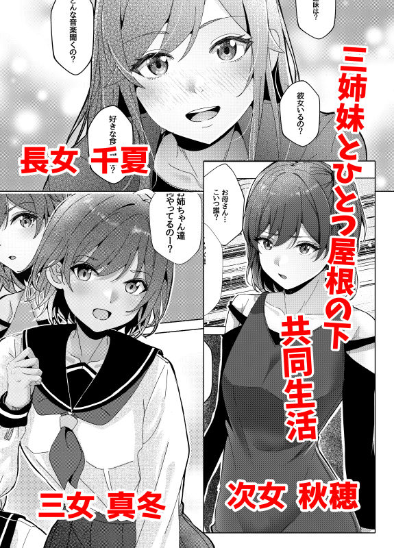 三姉妹と僕の性活記録 画像1