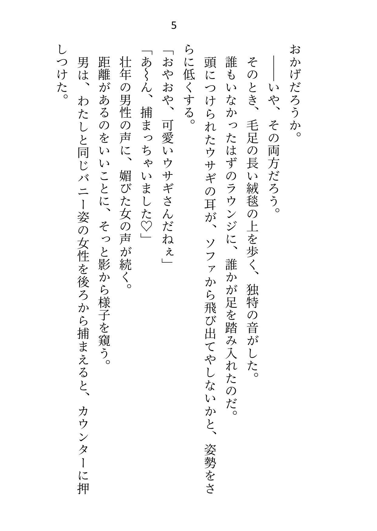 つかまったら即生ハメ3P！豪華客船で隠れ鬼ごっこ〜イケメンふたりの専属ウサギとして裸バニー・メイド服・水着で中出しえっち〜3