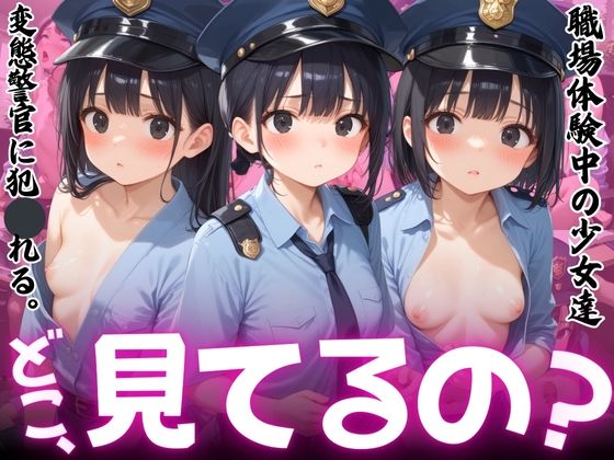 【ねぇ、どこ見てるの？】職場体験中の少女達が変態警官に犯●れる。