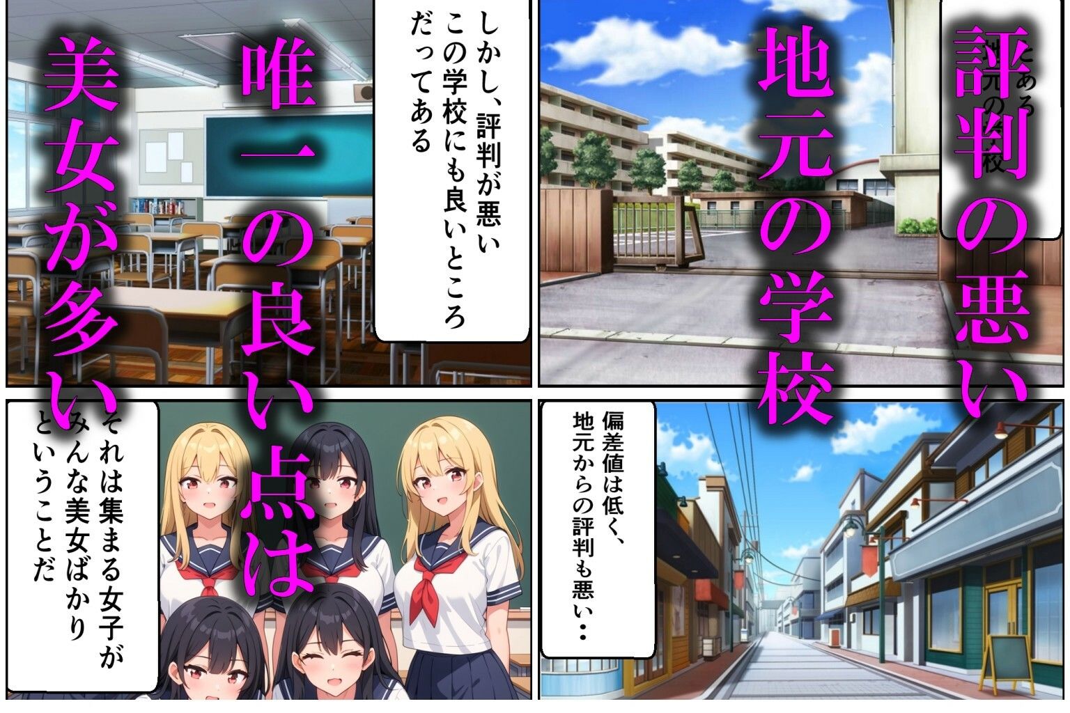 モテない俺の大逆転！  美少女支配 画像1