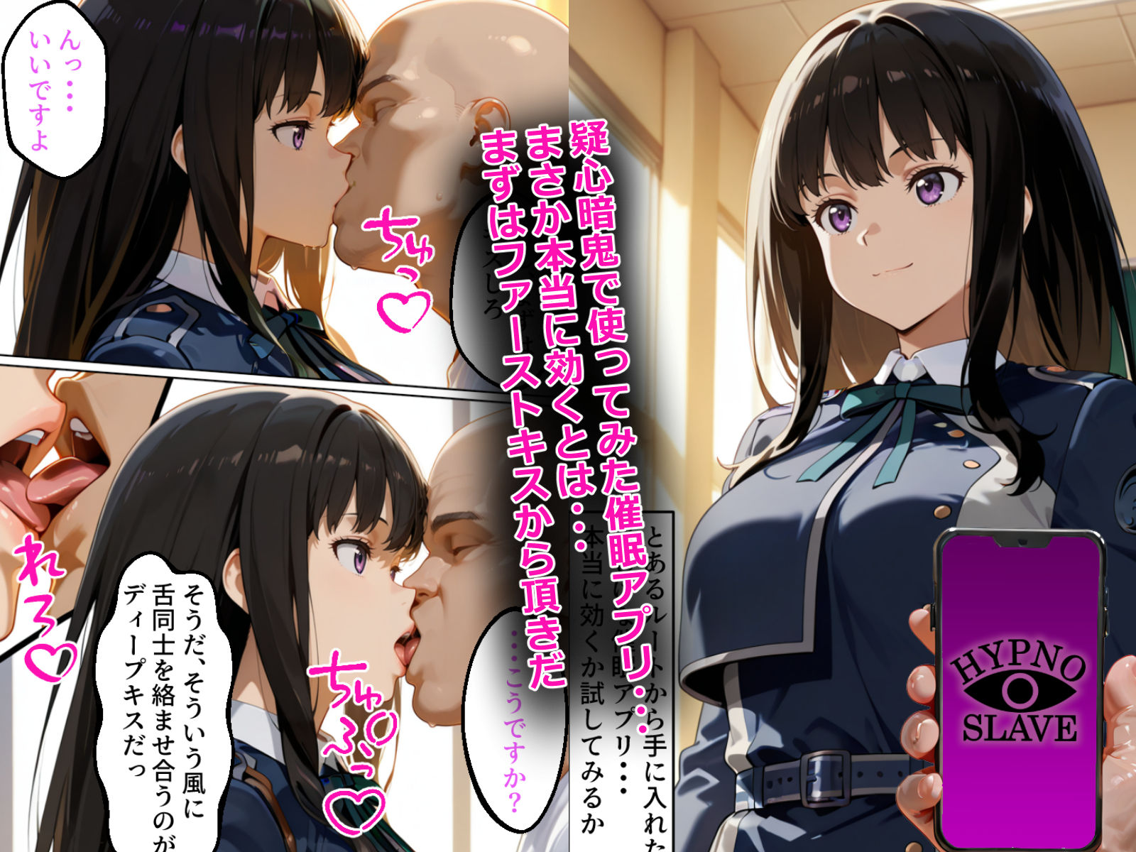 二人を好きな時に呼び出して口もおっぱいもそして処女だったが【催〇アプリ開発されたカラダ抗えない快楽-たきな＆ちさと編-】1