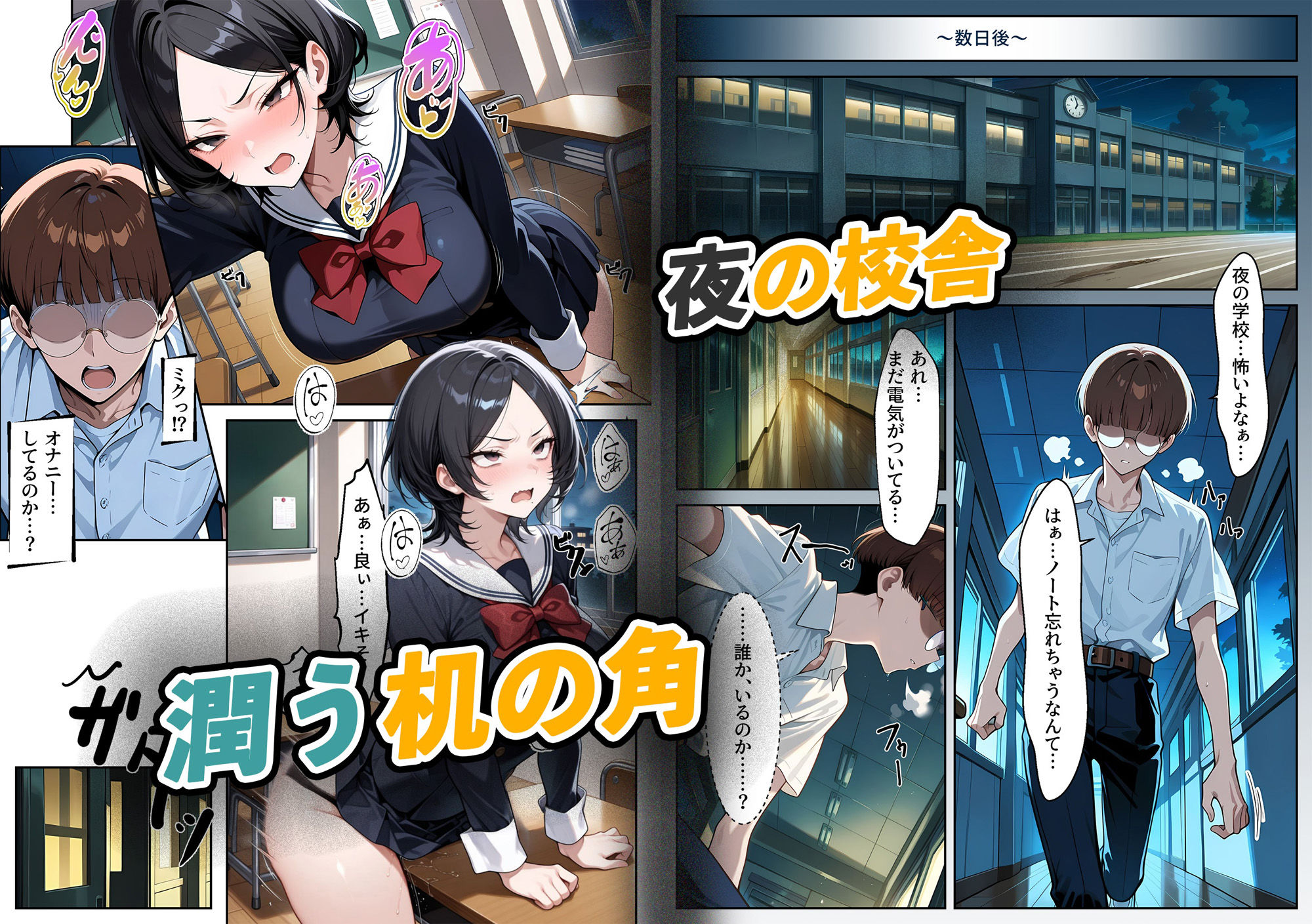 サンプル画像3:最悪委員長を堕とせ -陰キャ眼鏡男子、怪力の逆襲-(しらかばさん) [d_530390]