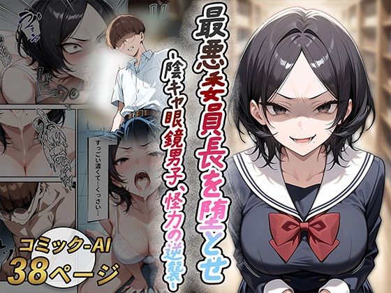 【エロ漫画】最悪委員長を堕とせ -陰キャ眼鏡男子、怪力の逆襲-