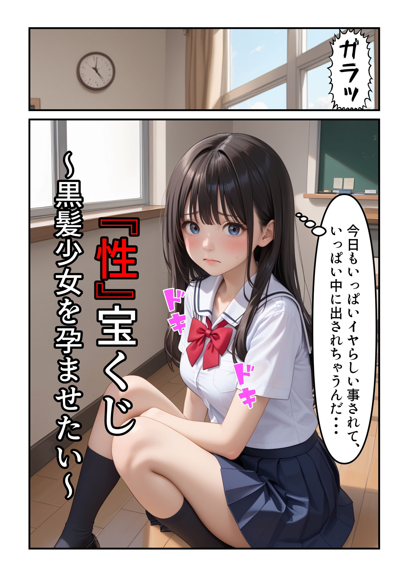 サンプル画像2:『性』宝くじ 〜黒髪少女を孕ませたい〜(ユメニッキ) [d_531944]