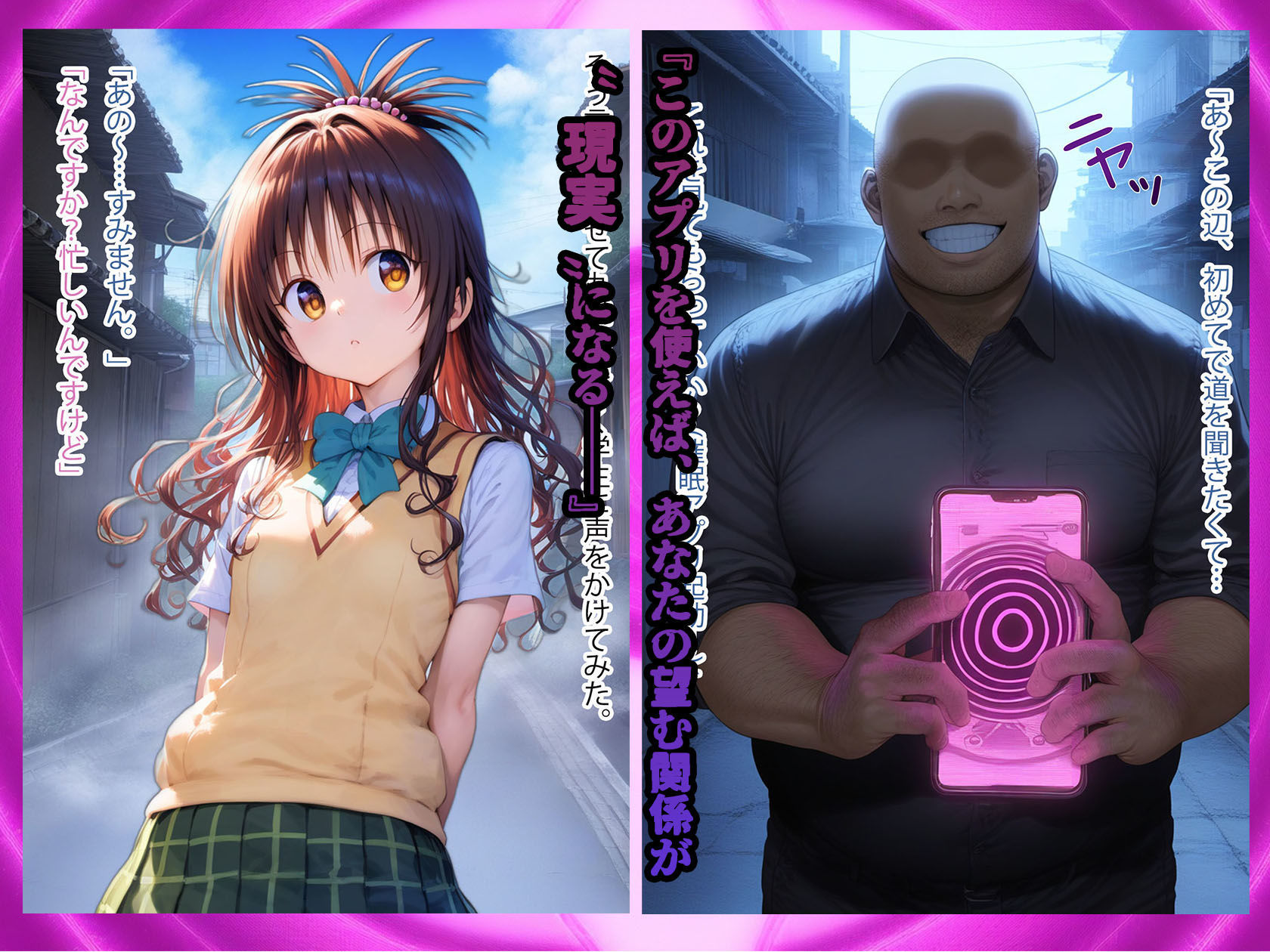 サンプル画像2:堕愛プログラム〜改変アプリで書き換えられた心〜（結〇美〇編）(PuniPon) [d_532474]