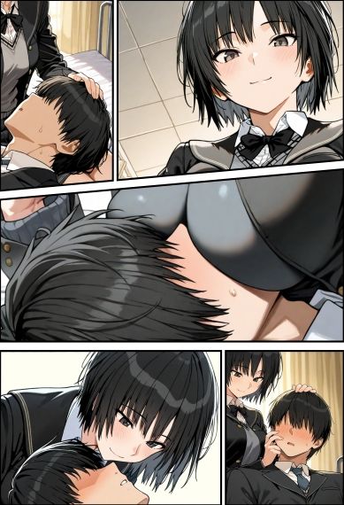 サンプル画像1:面倒見のいい後輩は我慢の限界！！！(Aidigger) [d_532618]