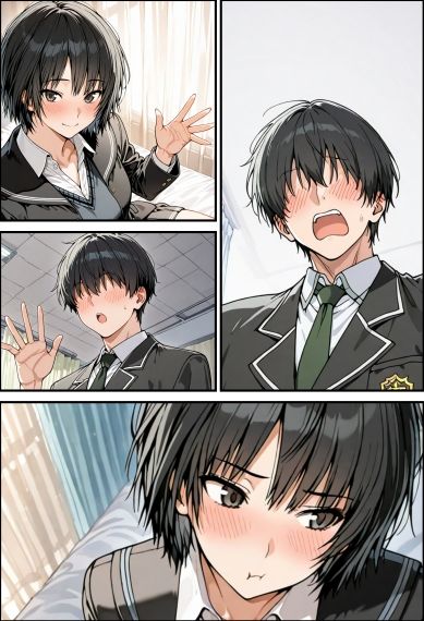 サンプル画像2:面倒見のいい後輩は我慢の限界！！！(Aidigger) [d_532618]