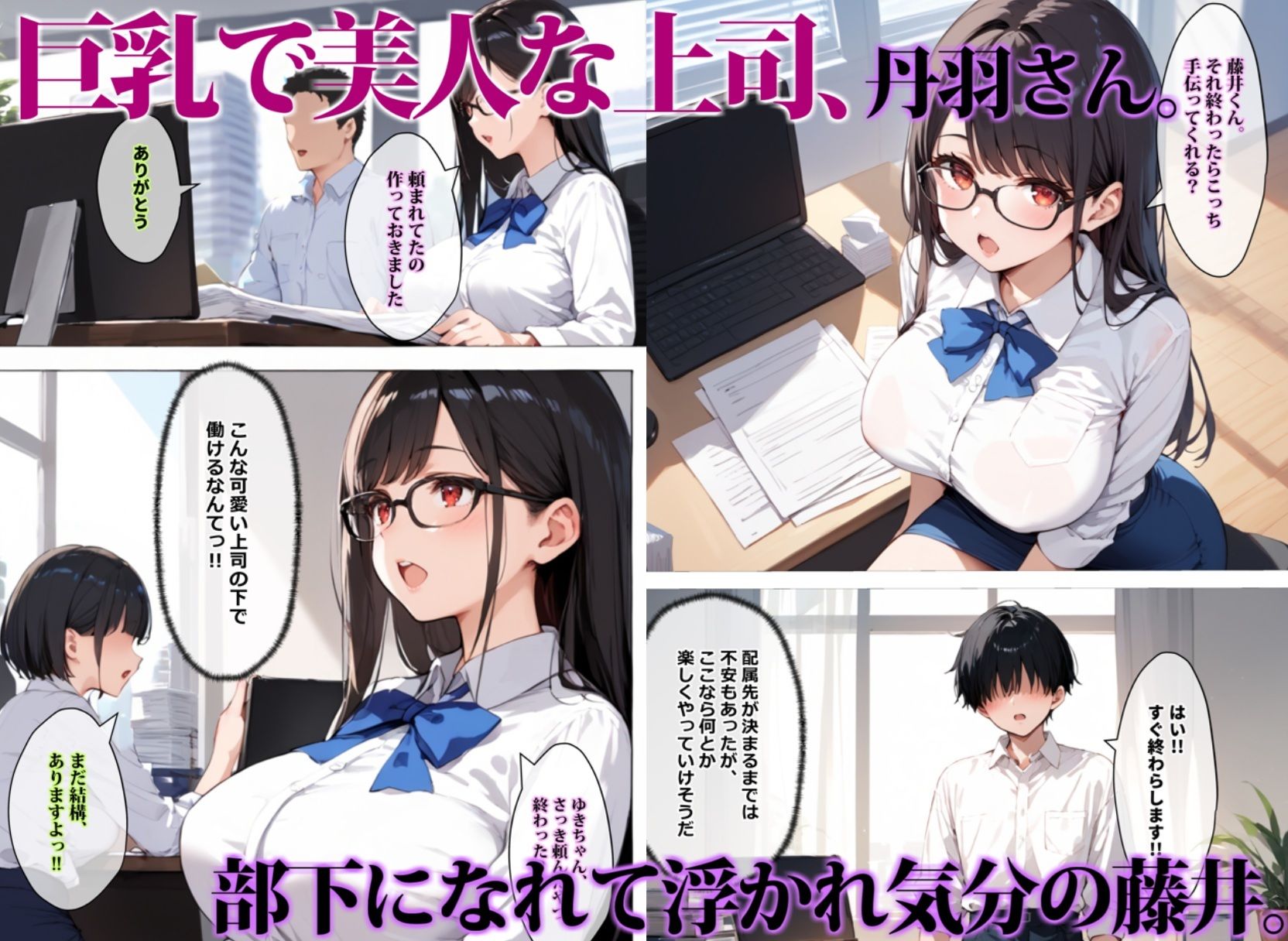 サンプル画像1:上司がキツマン過ぎて、部下が全員辞めました(エロマンガールズ) [d_532915]