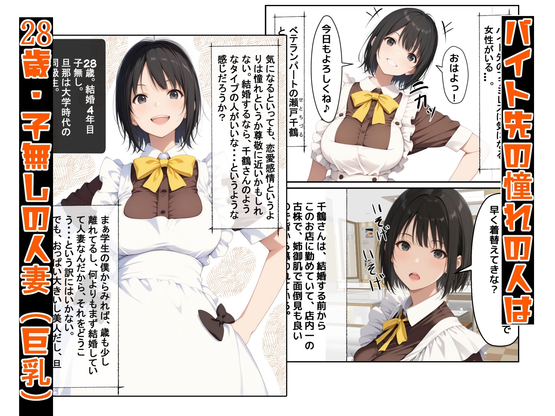 【エロ漫画】バイト先の他人の女って 何でこんなにエロいのか？1