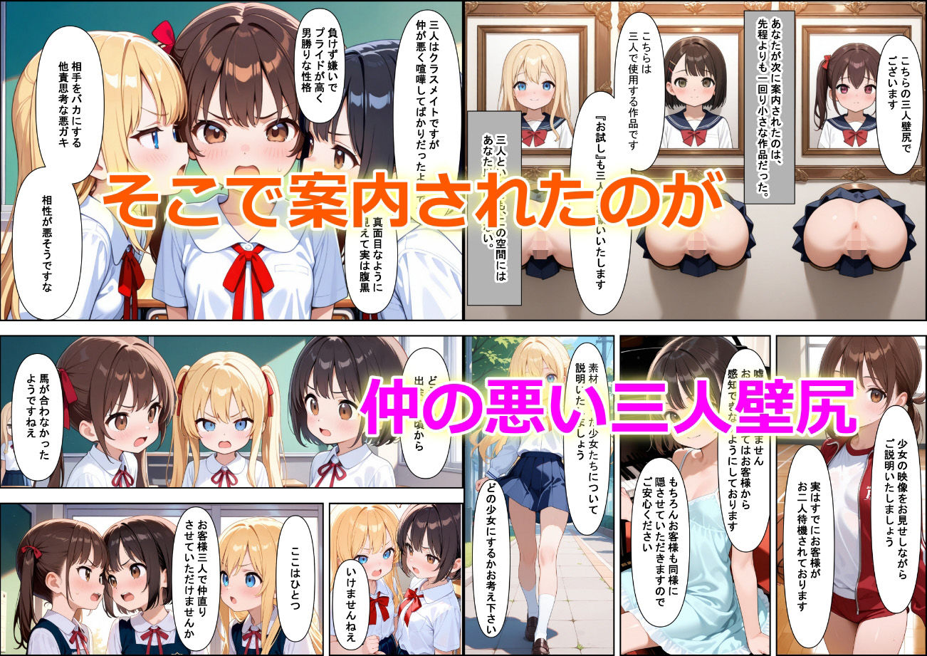 サンプル画像6:『壁』専門店〜壁尻少女と招待状〜(サーモン味の体温計) [d_535316]