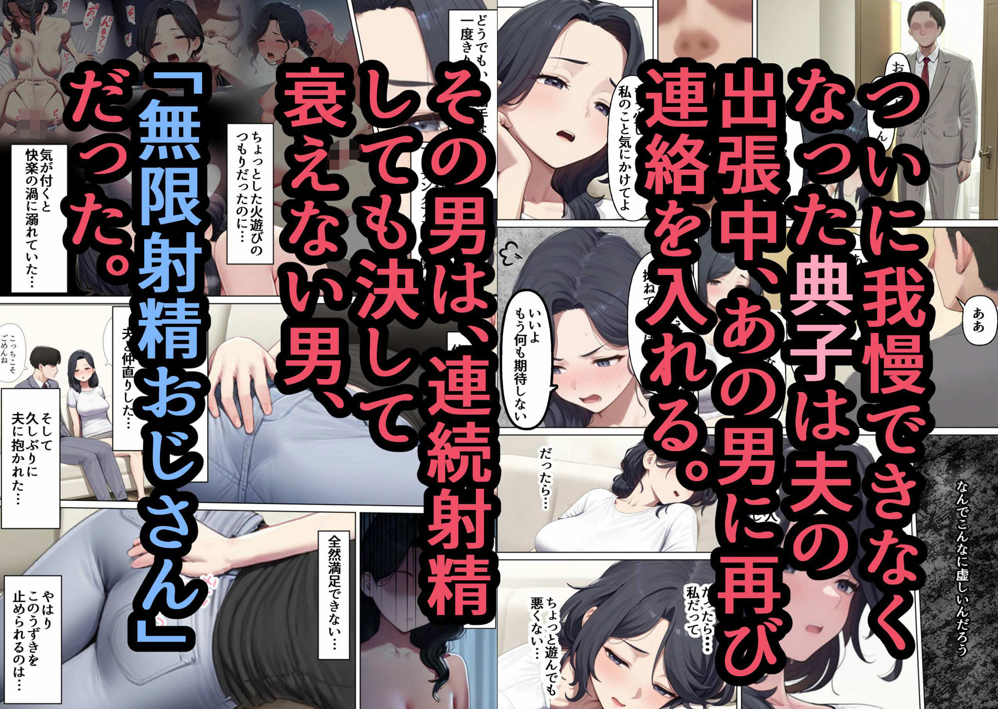 サンプル画像3:メス妻淫乱日記 ―無限射精おじさんに連続射精されてイキ狂う、メス妻・典子のSEX記録。(ねむねむ) [d_536592]