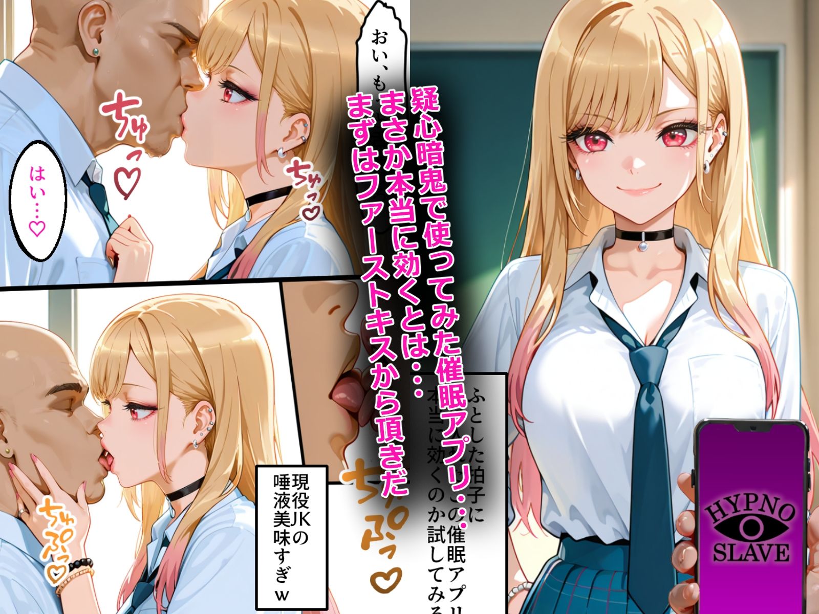 サンプル画像1:催〇アプリ開発されたカラダ抗えない快楽-喜多川海夢編-(海浜セーター) [d_536691]