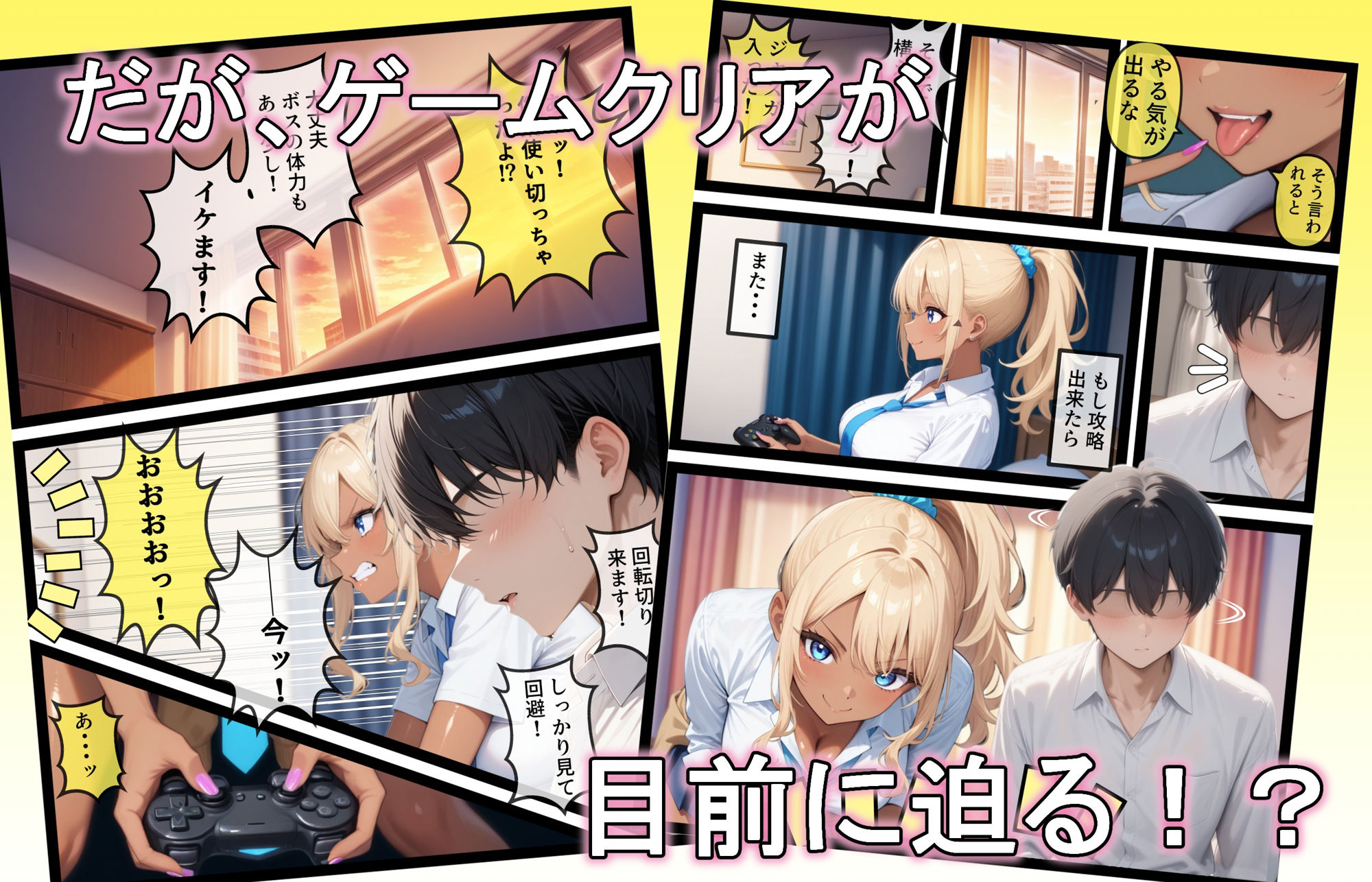 サンプル画像5:入り浸りギャルにゲームの攻略法教えたらエッチできた話(AIでも愛はある) [d_537325]