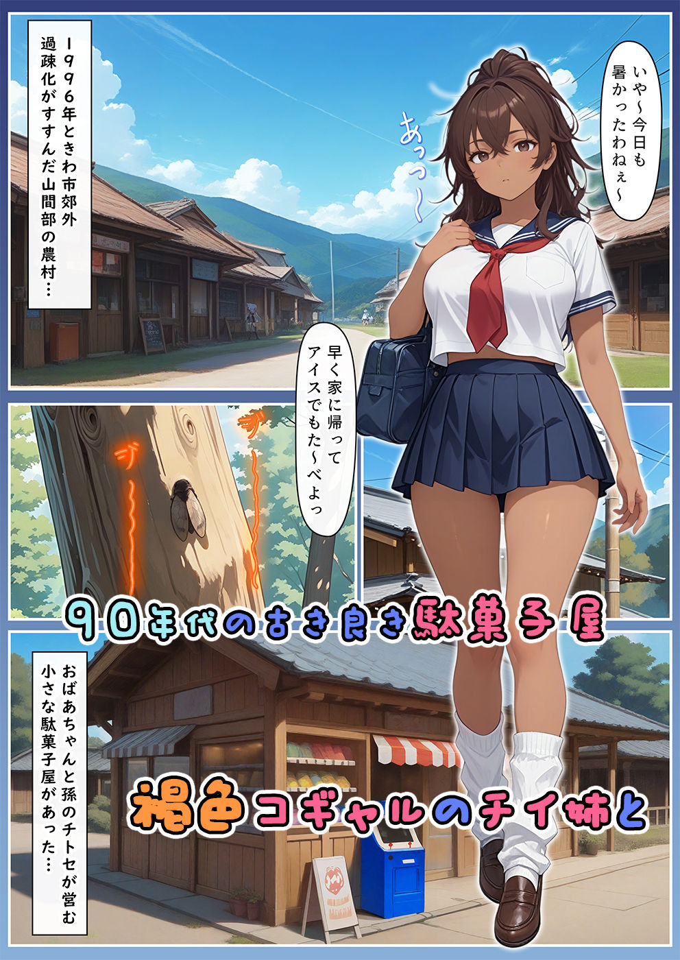 サンプル画像2:ゲーミングお姉ちゃん【褐色巨乳ギャル姉と格ゲー勝負で精通ボーイ！コマンドミスでティウンティウン！】(にゃぷそでぃ) [d_537394]