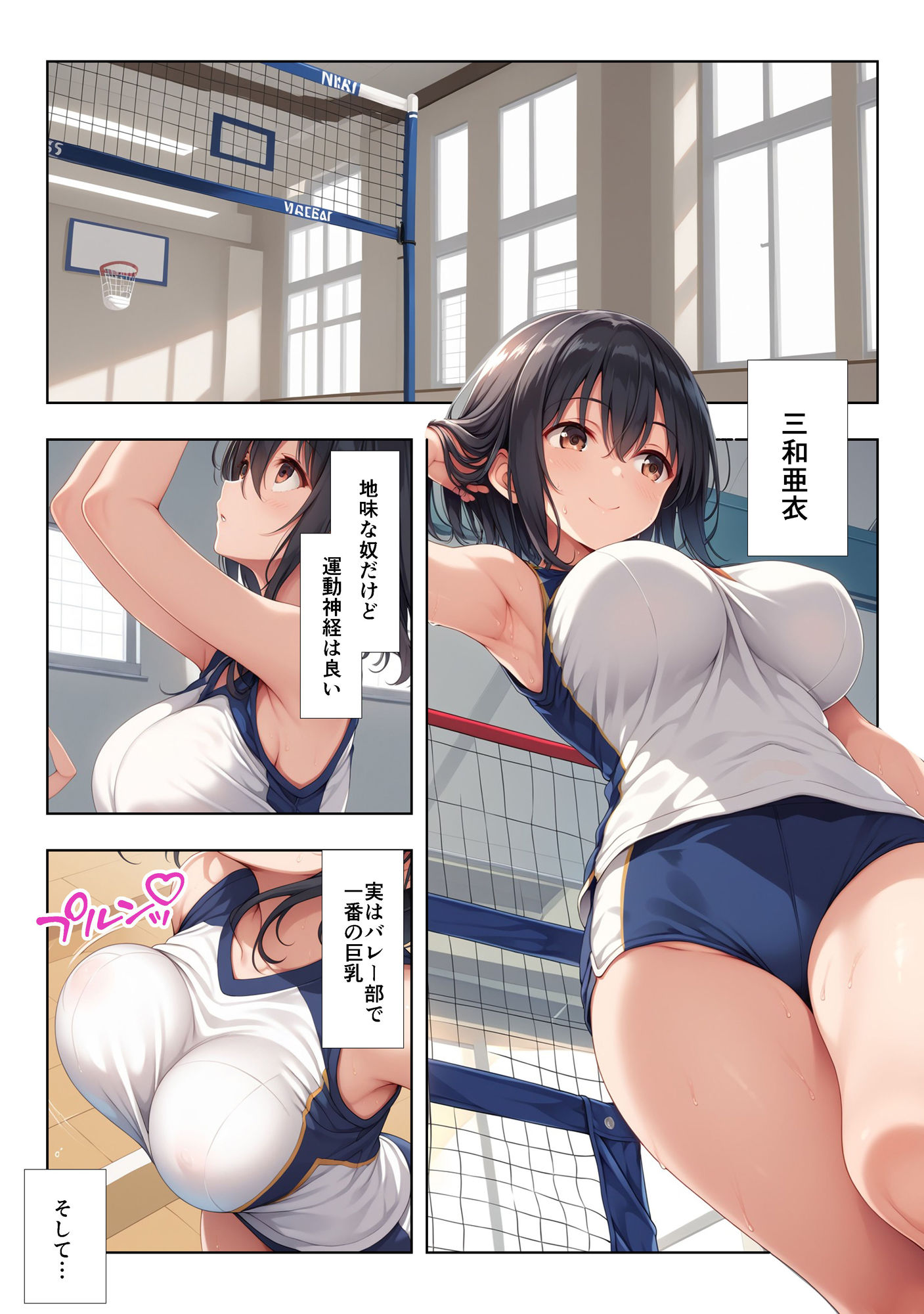 サンプル画像1:性欲つよつよバレー部彼女(ココナッツパンチ) [d_538835]