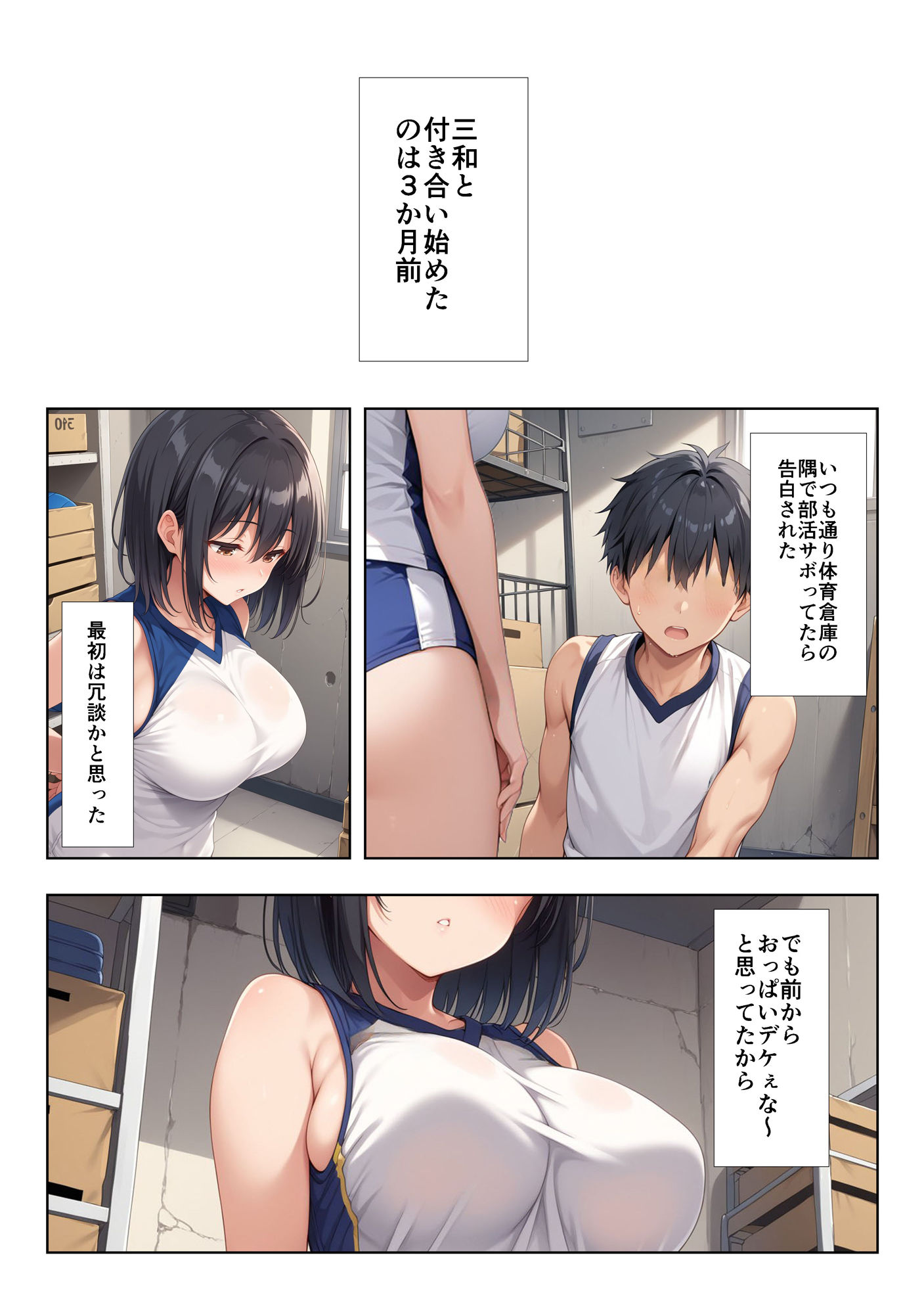 サンプル画像6:性欲つよつよバレー部彼女(ココナッツパンチ) [d_538835]