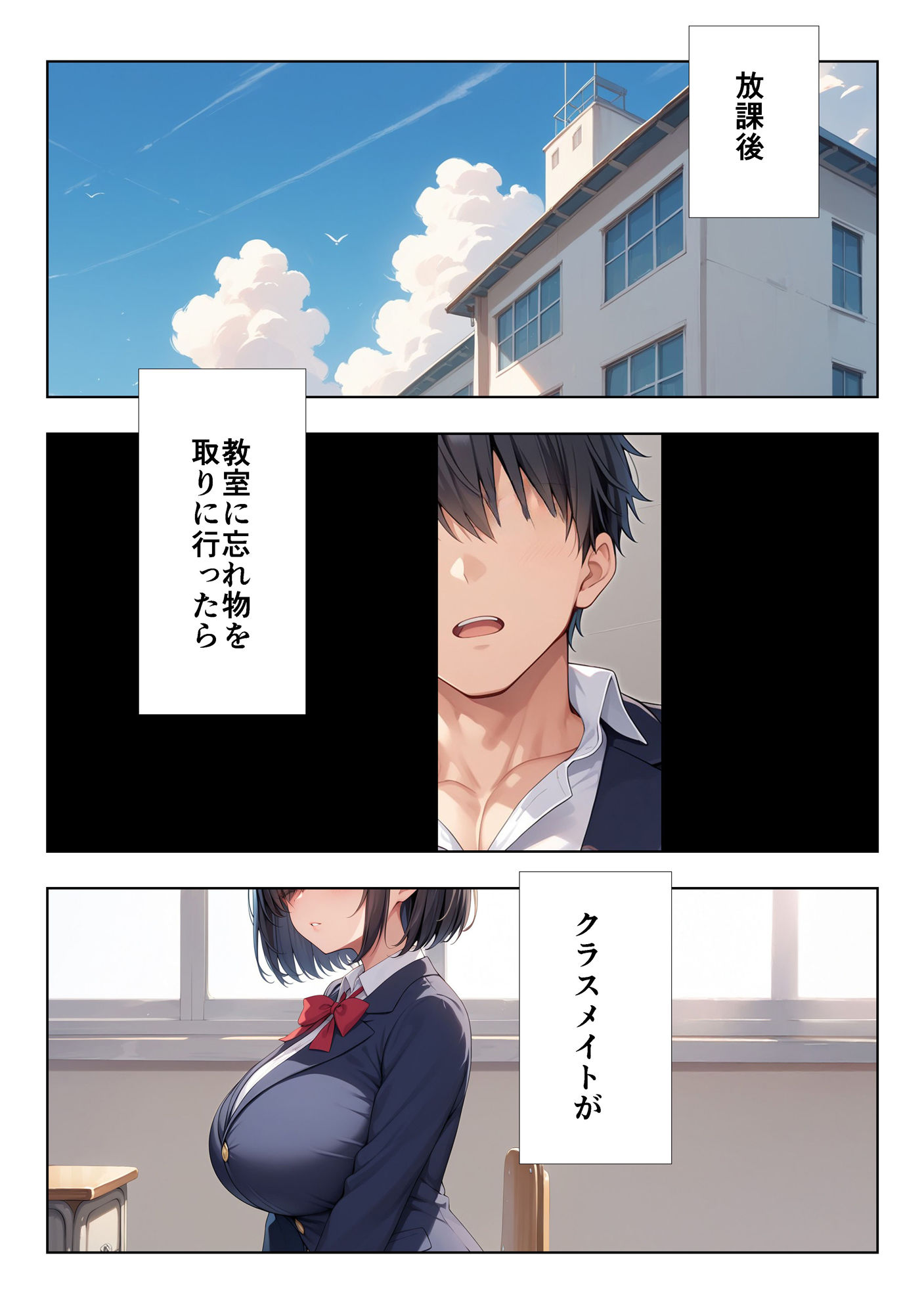 サンプル画像2:地味巨乳ちゃんの秘密の趣味(ココナッツパンチ) [d_538854]