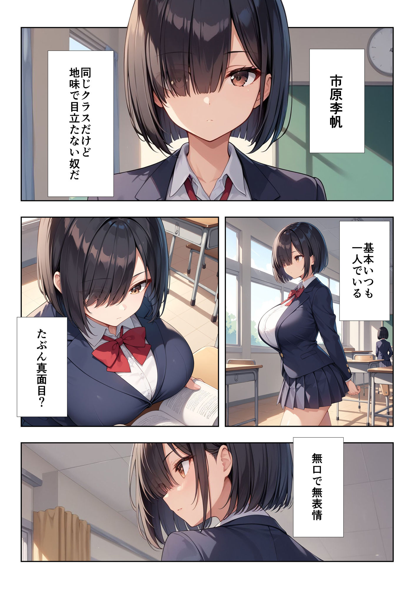 サンプル画像6:地味巨乳ちゃんの秘密の趣味(ココナッツパンチ) [d_538854]