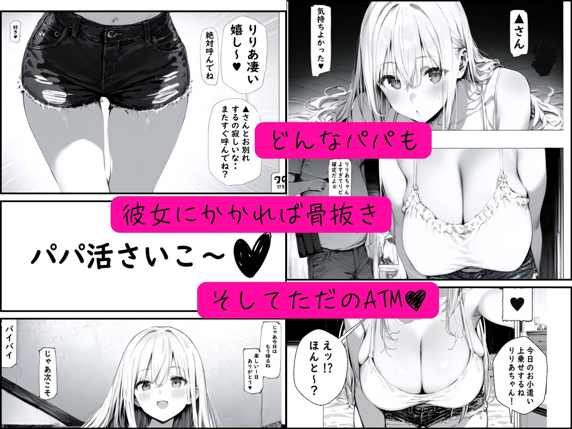 無敵のパパ活女子りりあちゃんが負ける話3