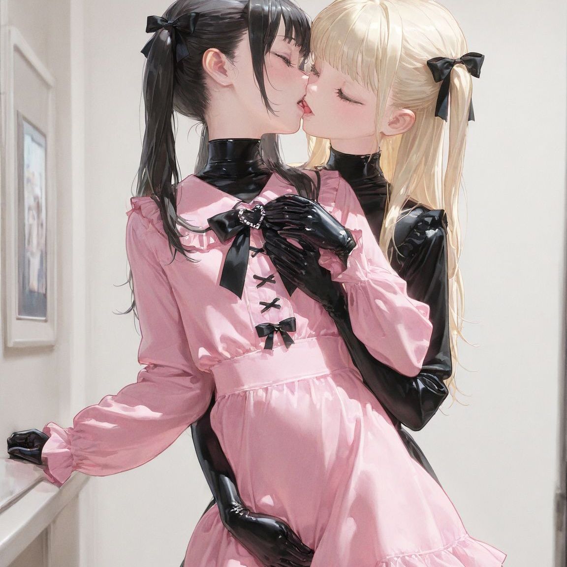 サンプル画像4:地雷系ラバー女子たちの百合プレイ【139枚】(TAIL LOVERS) [d_539577]