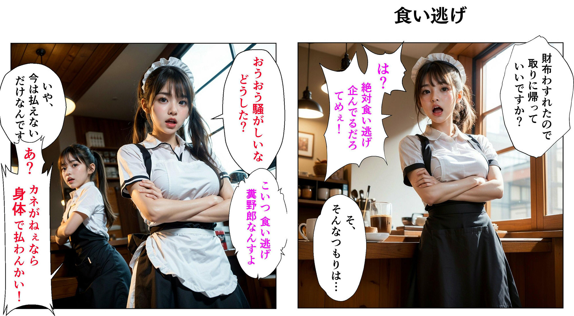 サンプル画像3:えちえち4コマ(秘密の彼女) [d_539976]