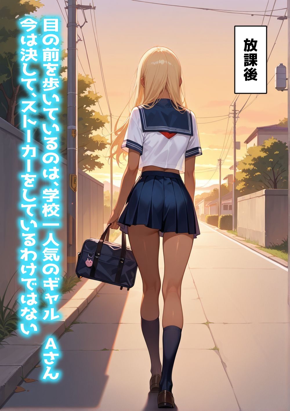 サンプル画像1:やっぱり巨乳な金髪褐色ギャルが最高って話(官能処) [d_540082]