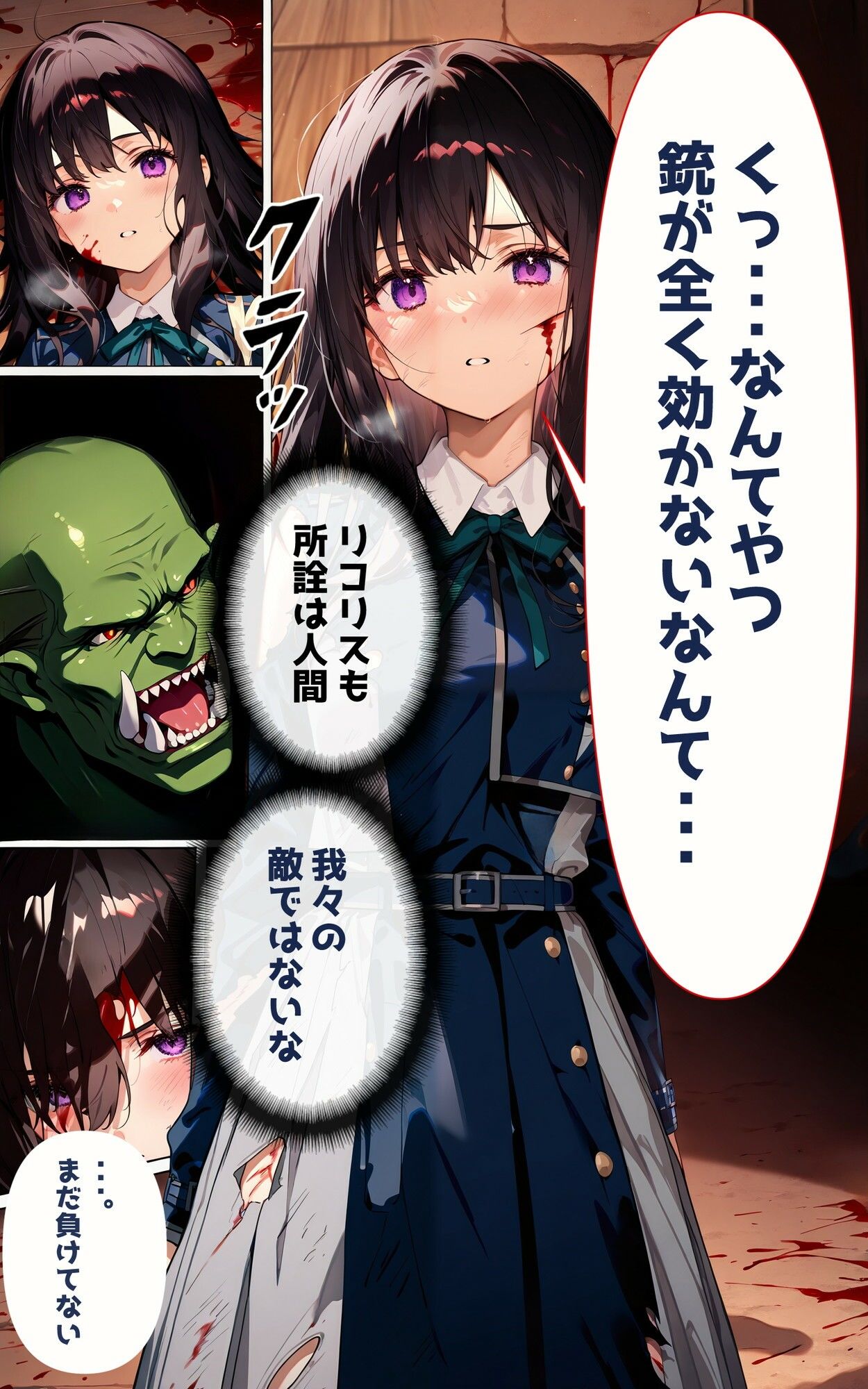 サンプル画像2:ヒロイン敗北-恥辱のリコリス(ぜったいにまけない！) [d_540393]