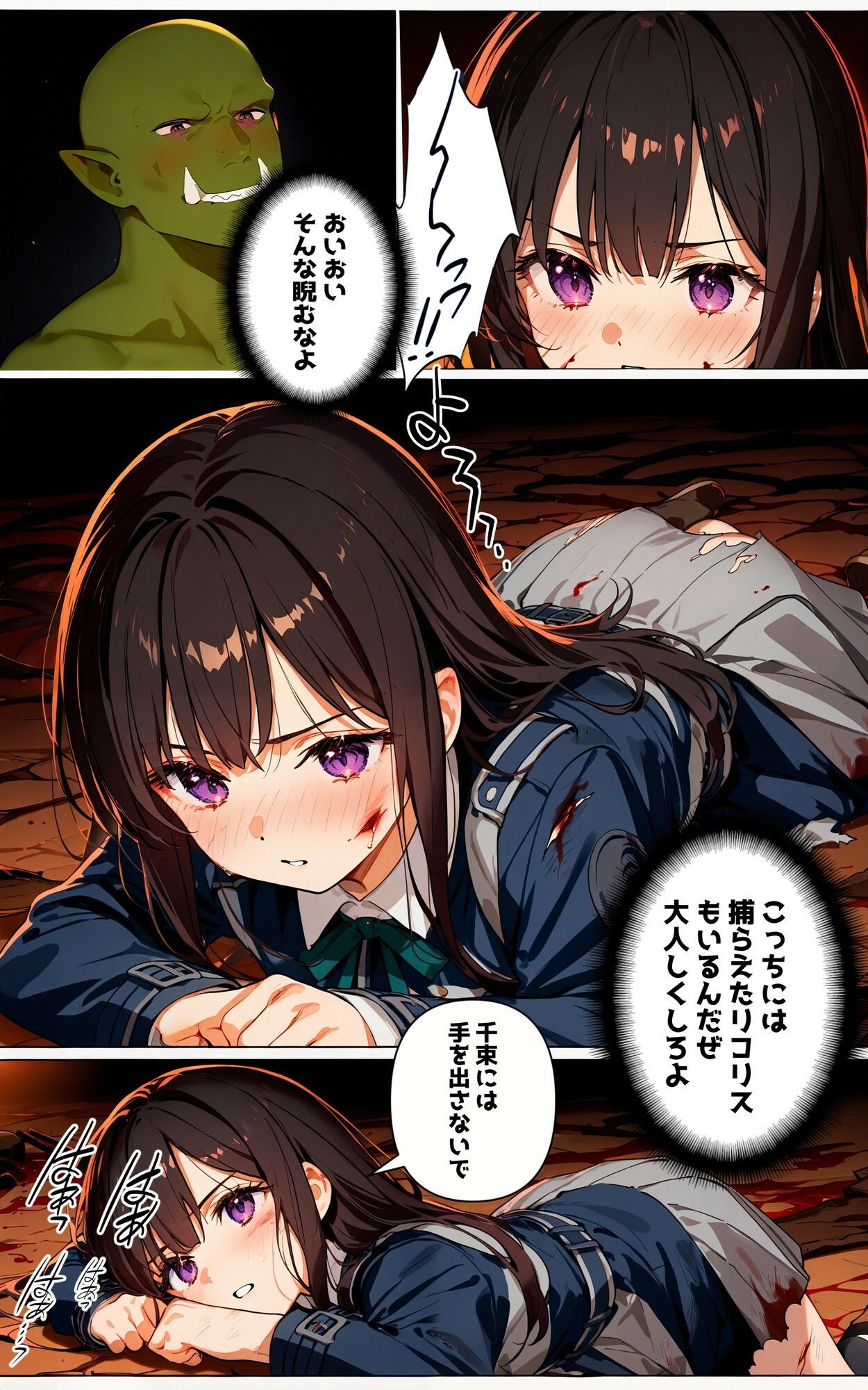 サンプル画像5:ヒロイン敗北-恥辱のリコリス(ぜったいにまけない！) [d_540393]