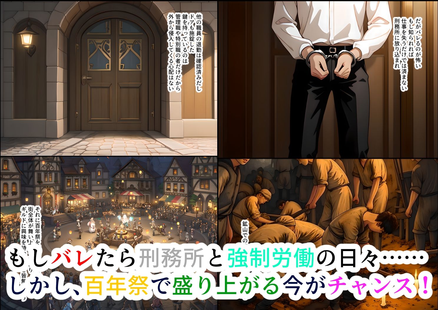 サンプル画像3:ギルドの中間管理職ですが、受付嬢をリーダーから寝取ろうと思います(ありす) [d_541654]