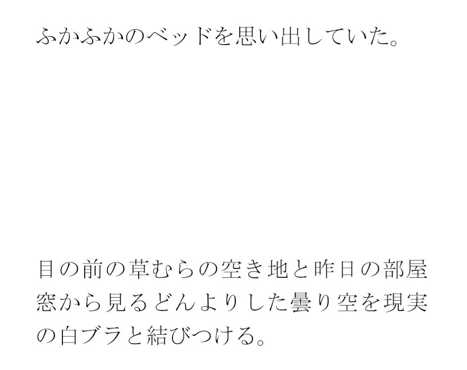 ホテル屋上と知人のおすすめのバー  その横の空き地とベンチ4