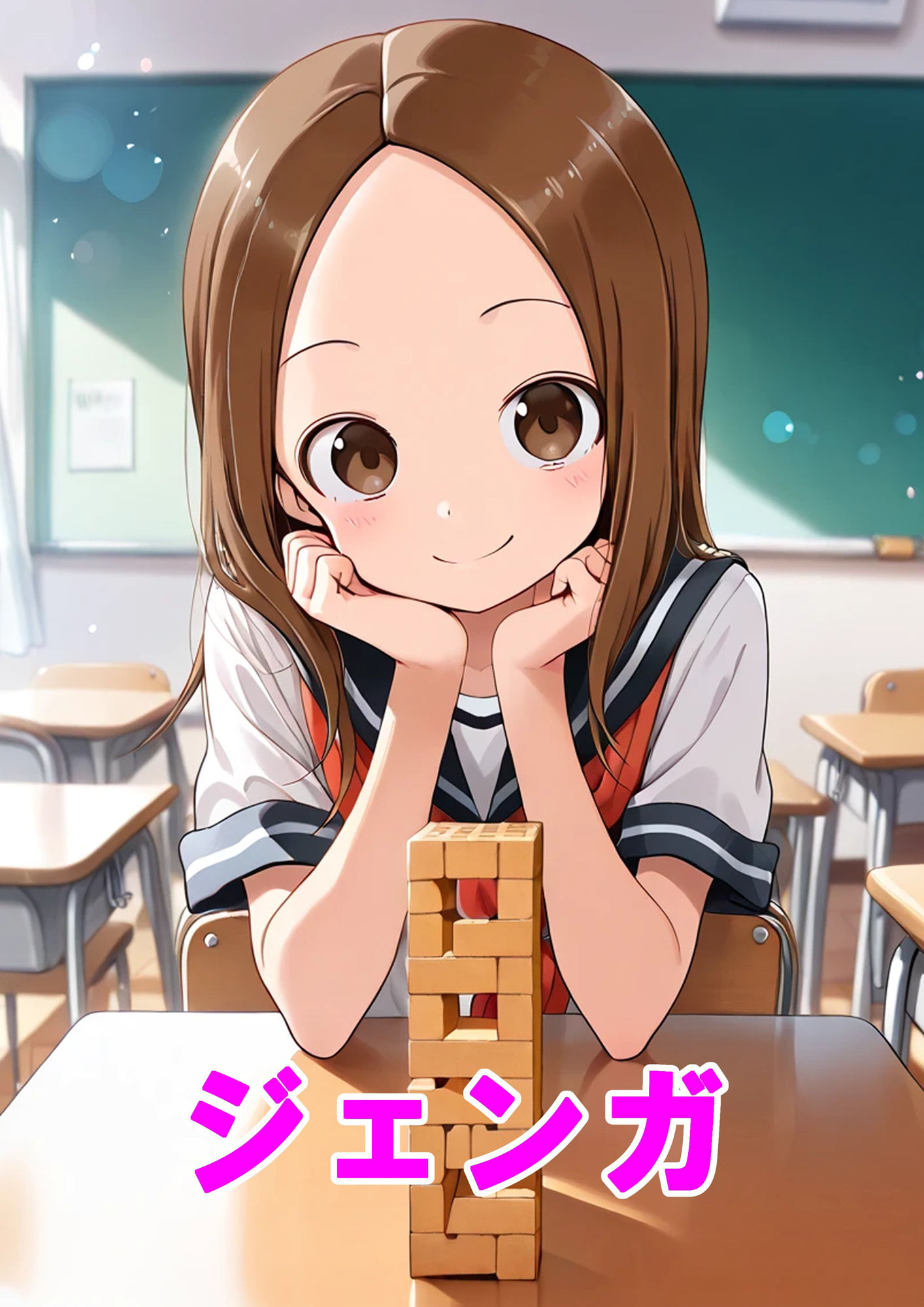 サンプル画像1:からかい上手の〇木さん 西片の淫夢 ジェンガ編(ピート出版) [d_542187]