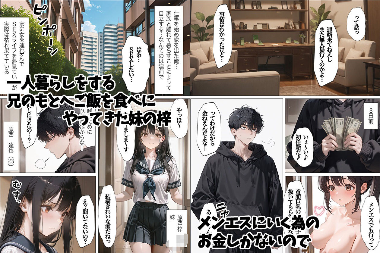 サンプル画像1:隠れ巨乳の妹とHなゲームしてみた(すぷらっしゅまうんてん) [d_542996]