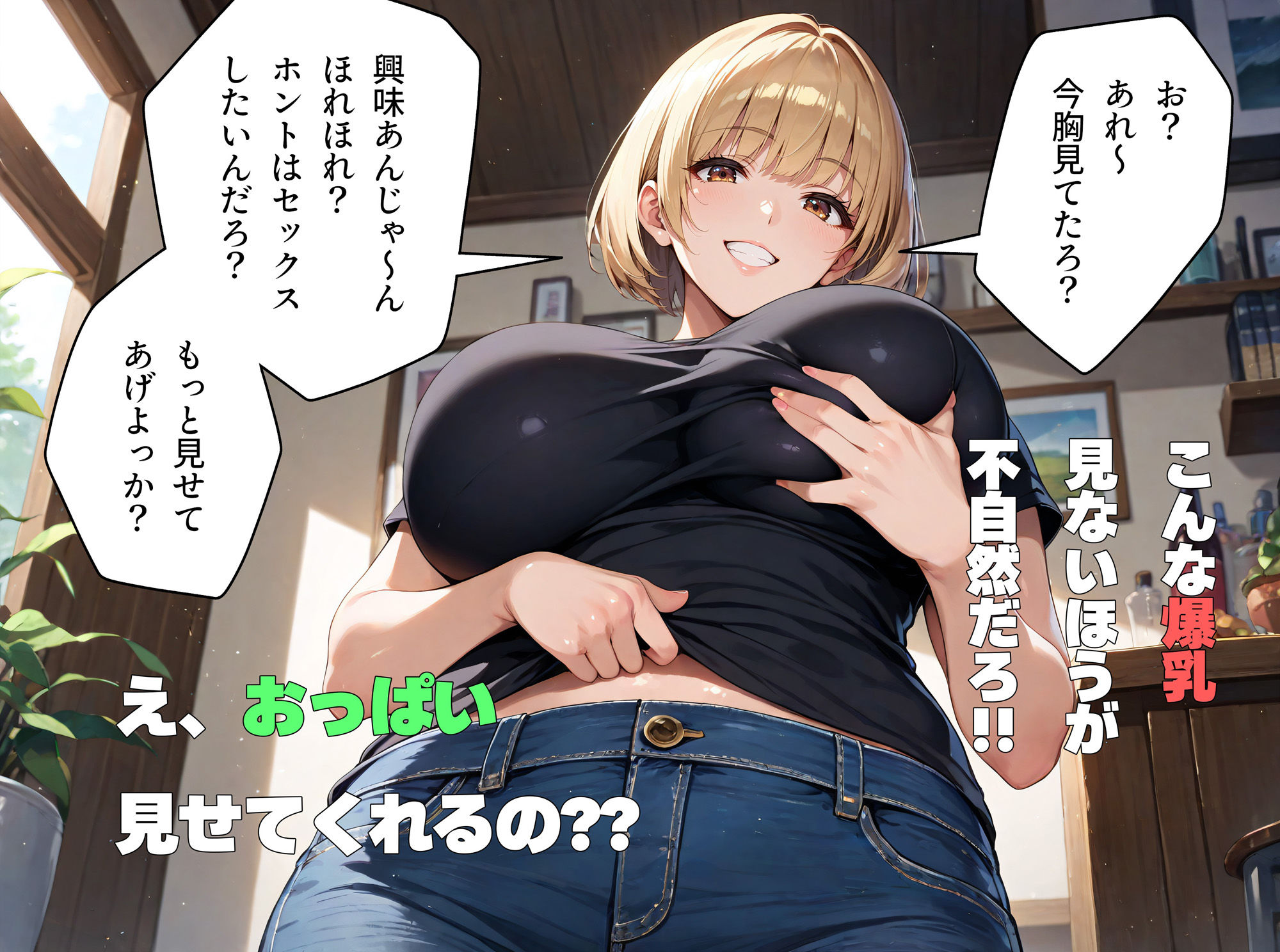 サンプル画像3:友達の爆乳ヤンママに童貞奪われた(いちぢくマンゴー) [d_543343]