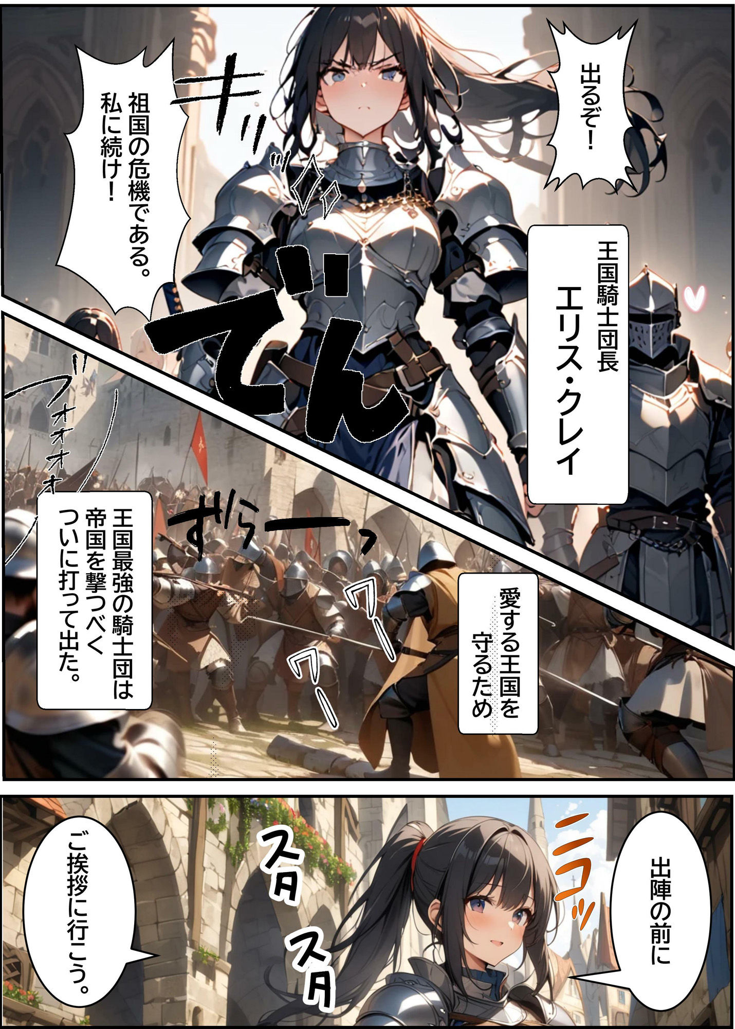 サンプル画像1:屈辱の王国騎士団 〜強●わからせ物語〜(ちんぬく) [d_543363]