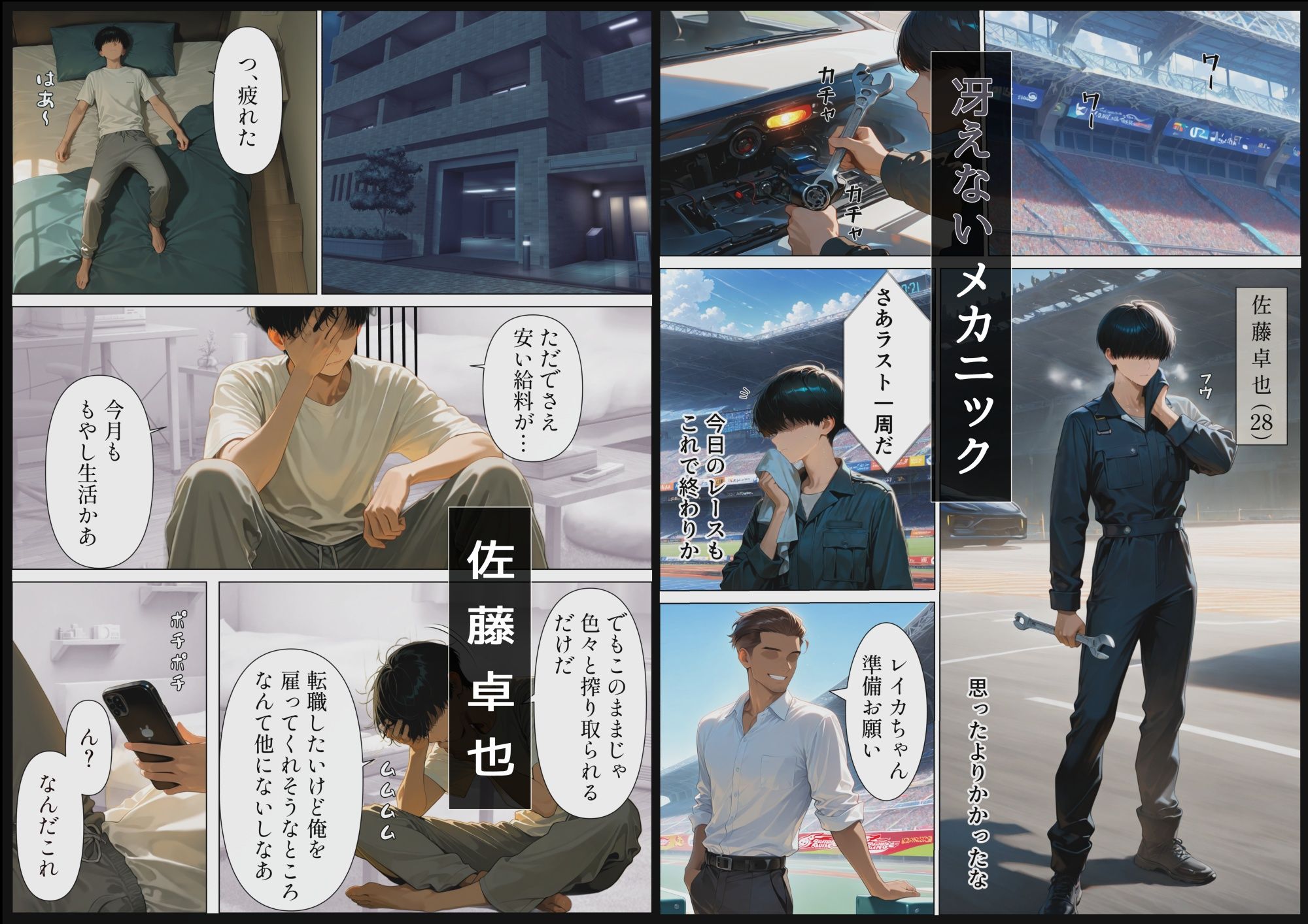 サンプル画像2:美脚なレースクイーンに金と精液を搾取されてた俺が催〇アプリで逆襲するも結局分からされる話(モチマル) [d_544063]