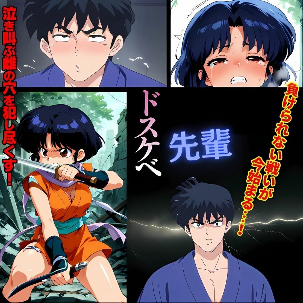 サンプル画像1:くノ一らんま敗北！あかねの危機‥先輩の中出し調教(快楽建設本店営業部) [d_544276]